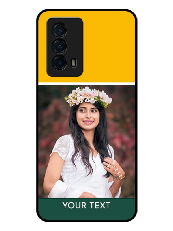 Custom iQOO Z5 5G Photo Printing on Glass Case - Love You Design
