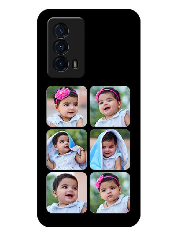 Custom iQOO Z5 5G Photo Printing on Glass Case - Multiple Pictures Design