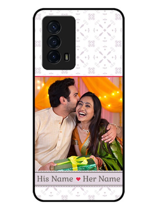Custom iQOO Z5 5G Custom Glass Mobile Case - with Photo and Ethnic Design