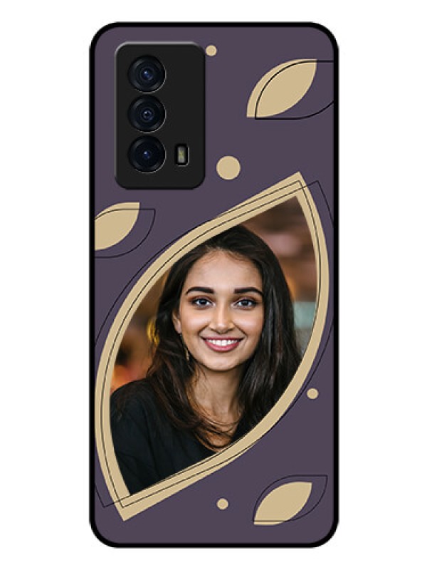 Custom iQOO Z5 5G Custom Glass Mobile Case - Falling Leaf Design