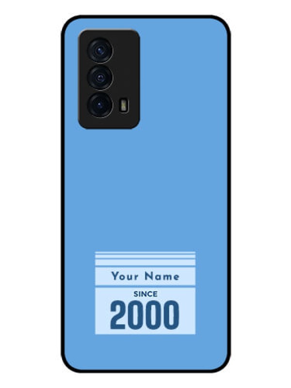 Custom iQOO Z5 5G Custom Glass Mobile Case - Custom Year of birth Design