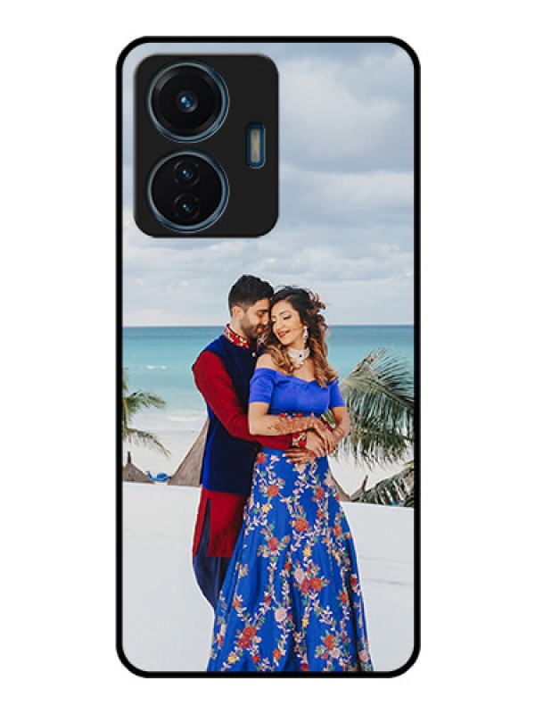 Custom iQOO Z6 44w Photo Printing on Glass Case - Upload Full Picture Design