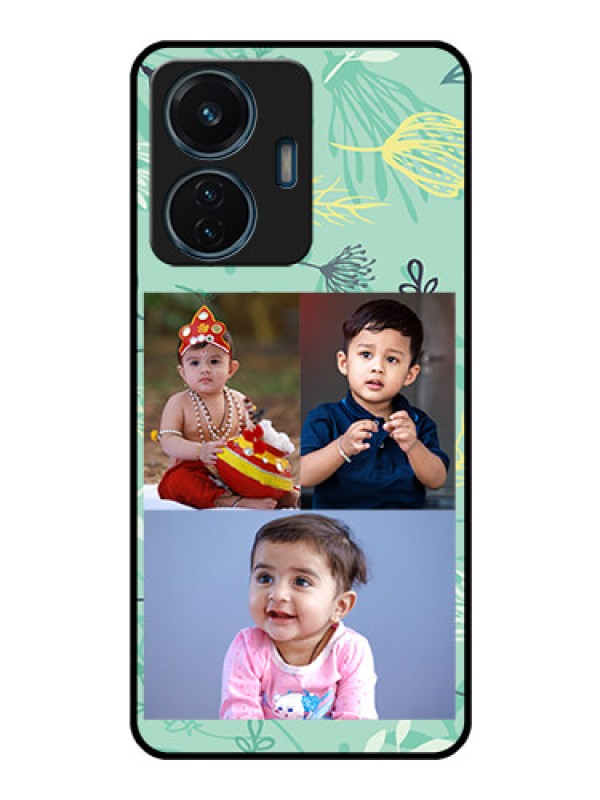 Custom iQOO Z6 44w Photo Printing on Glass Case - Forever Family Design
