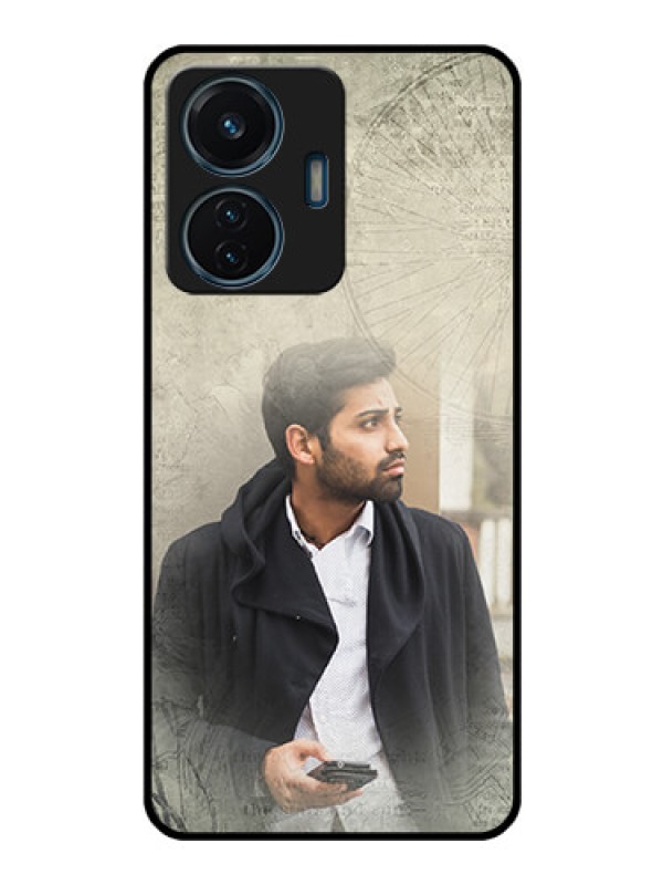 Custom iQOO Z6 44w Custom Glass Phone Case - with vintage design