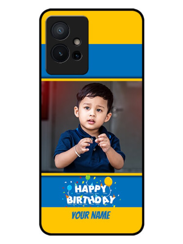 Custom iQOO Z6 5G Custom Glass Mobile Case - Birthday Wishes Design