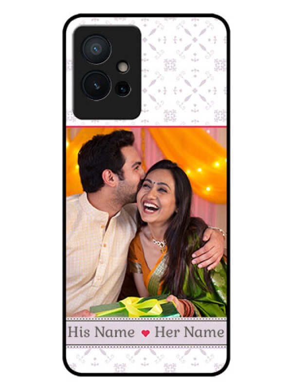 Custom iQOO Z6 5G Custom Glass Mobile Case - with Photo and Ethnic Design