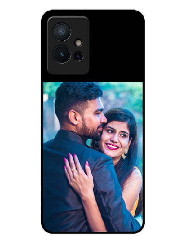 Custom iQOO Z6 5G Custom Glass Phone Case - Upload Full Picture With Custom Color Design