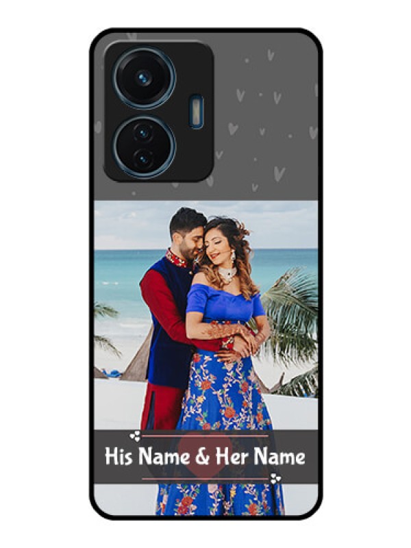 Custom iQOO Z6 Lite 5G Custom Glass Mobile Case - Buy Love Design with Photo Online