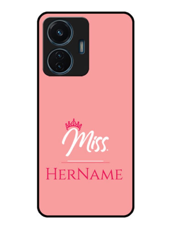 Custom iQOO Z6 Lite 5G Custom Glass Phone Case Mrs with Name