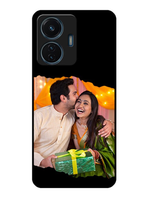 Custom iQOO Z6 Lite 5G Custom Glass Phone Case - Tear-off Design