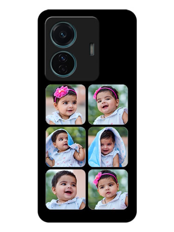 Custom iQOO Z6 Pro 5G Photo Printing on Glass Case - Multiple Pictures Design