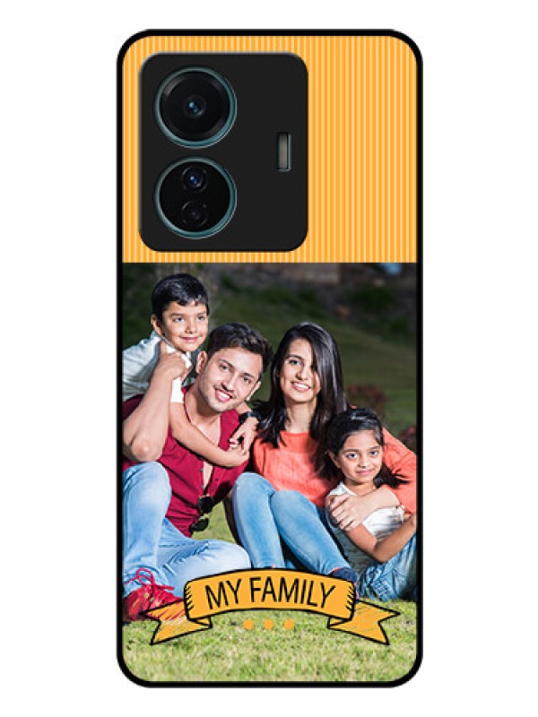 Custom iQOO Z6 Pro 5G Custom Glass Phone Case - My Family Design