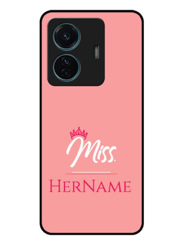 Custom iQOO Z6 Pro 5G Custom Glass Phone Case Mrs with Name