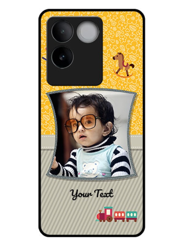 Custom iQOO Z7 Pro 5G Custom Glass Phone Case - Baby Picture Upload Design