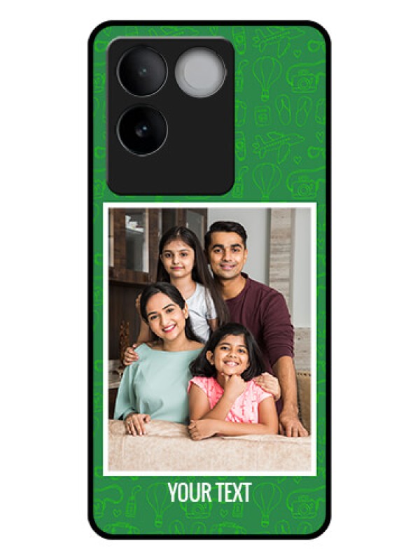 Custom iQOO Z7 Pro 5G Custom Glass Phone Case - Picture Upload Design