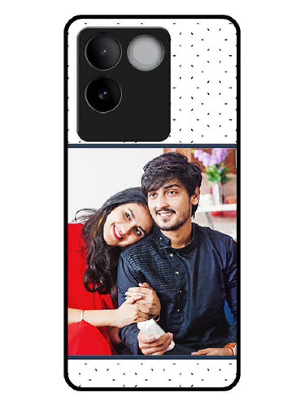 Custom iQOO Z7 Pro 5G Custom Glass Phone Case - Premium Dot Design