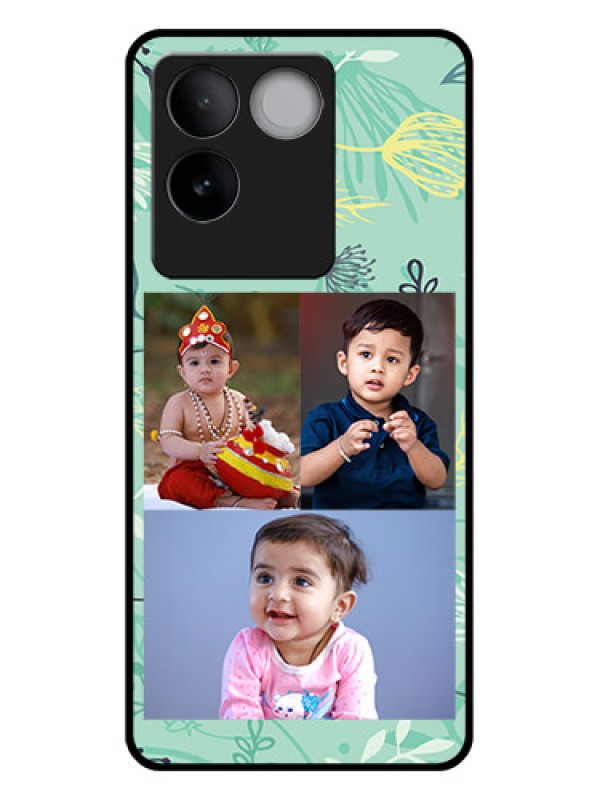 Custom iQOO Z7 Pro 5G Custom Glass Phone Case - Forever Family Design