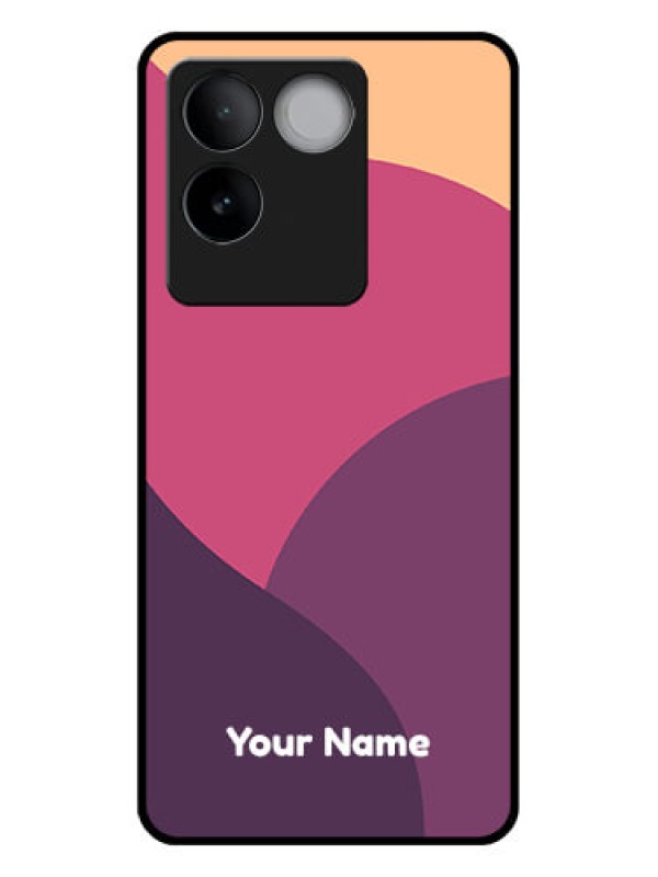 Custom iQOO Z7 Pro 5G Custom Glass Phone Case - Mixed Multi - Colour Abstract Art Design