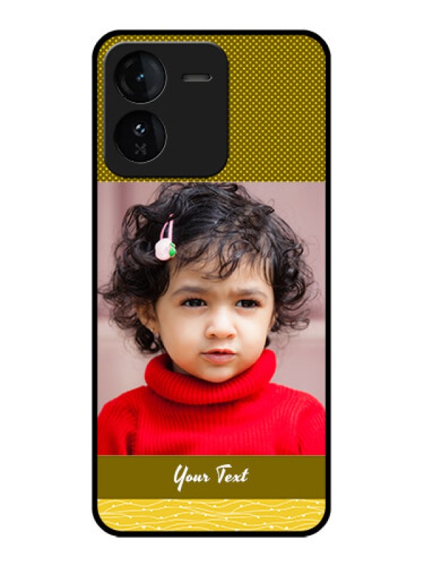 Custom iQOO Z9 5G Custom Glass Phone CaseSimple Green Color Design