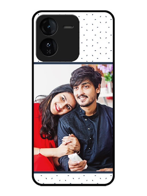 Custom iQOO Z9 5G Custom Glass Phone CasePremium Dot Design