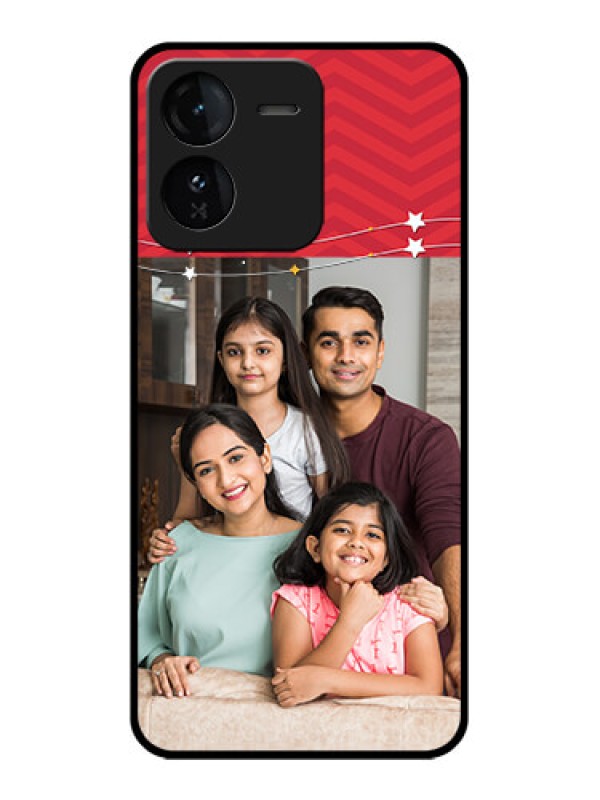 Custom iQOO Z9 5G Custom Glass Phone CaseHappy Family Design