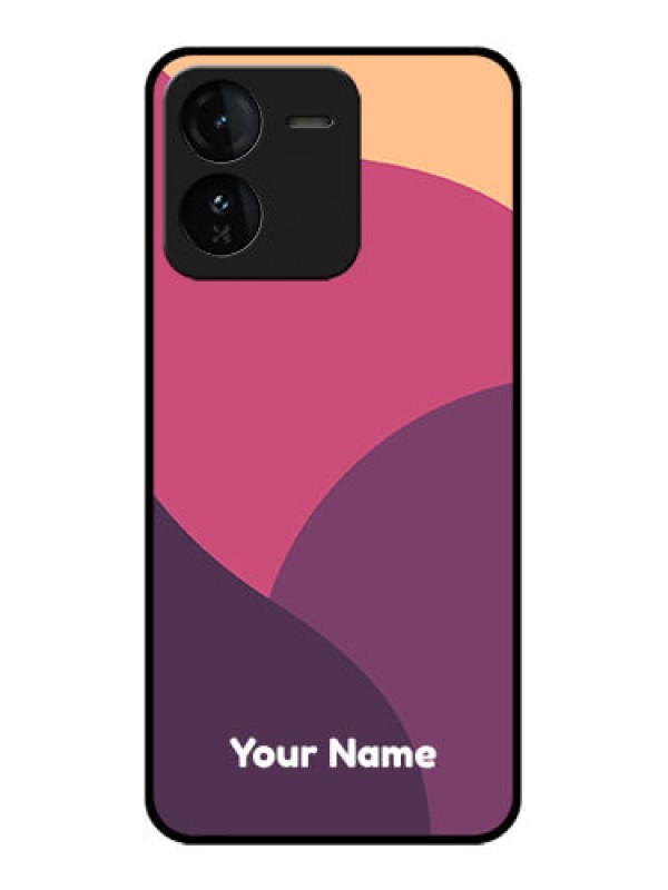 Custom iQOO Z9 5G Custom Glass Phone CaseMixed Multi - Colour Abstract Art Design