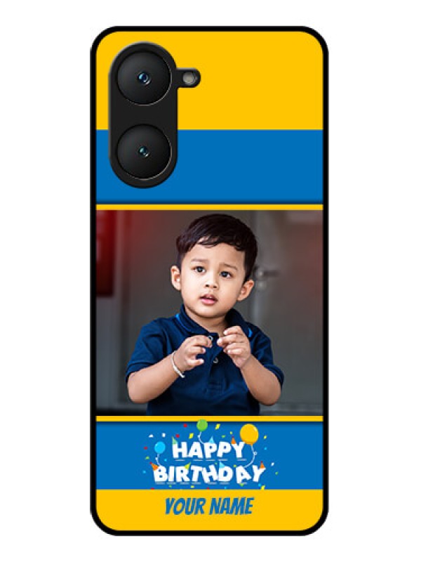 Custom iQOO Z9 Lite 5G Custom Glass Phone Case - Birthday Wishes Design