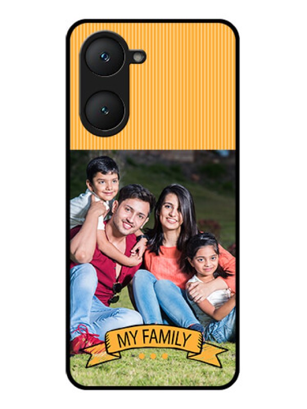Custom iQOO Z9 Lite 5G Custom Glass Phone Case - My Family Design