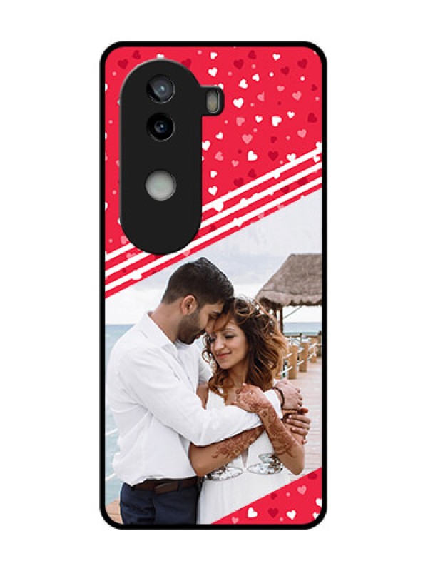 Custom iQOO Z9s 5G Custom Glass Phone CaseValentines Gift Design