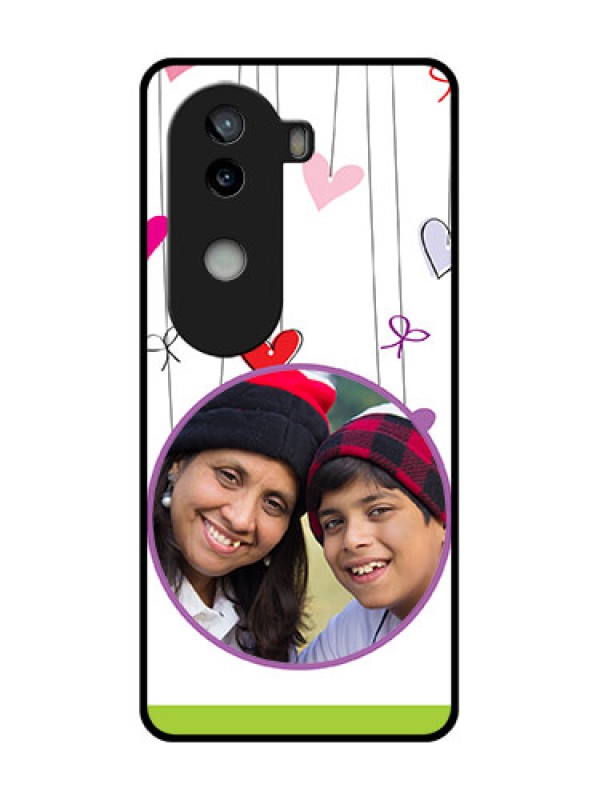 Custom iQOO Z9s 5G Custom Glass Phone CaseCute Kids Phone Case Design