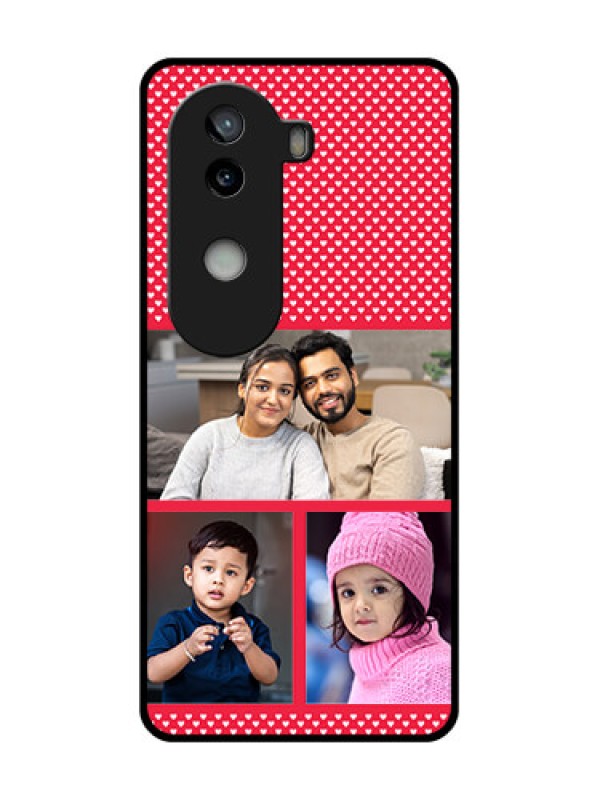 Custom iQOO Z9s 5G Custom Glass Phone CaseBulk Photo Upload Design