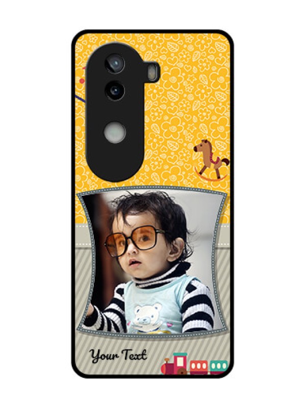 Custom iQOO Z9s 5G Custom Glass Phone CaseBaby Picture Upload Design