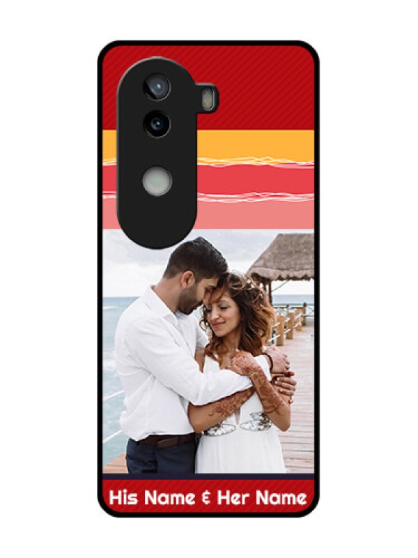 Custom iQOO Z9s 5G Custom Glass Phone CaseColorful Case Design