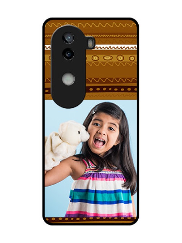 Custom iQOO Z9s 5G Custom Glass Phone CaseFriends Picture Upload Design