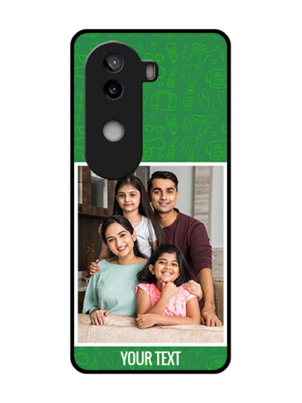 Custom iQOO Z9s 5G Custom Glass Phone CasePicture Upload Design