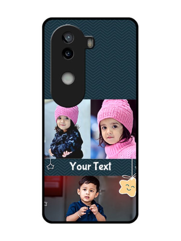 Custom iQOO Z9s 5G Custom Glass Phone CaseHanging Stars Design