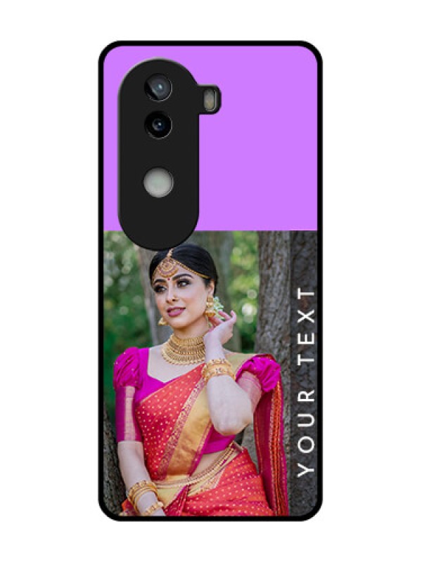 Custom iQOO Z9s 5G Custom Glass Phone CaseBirthday Icons Design