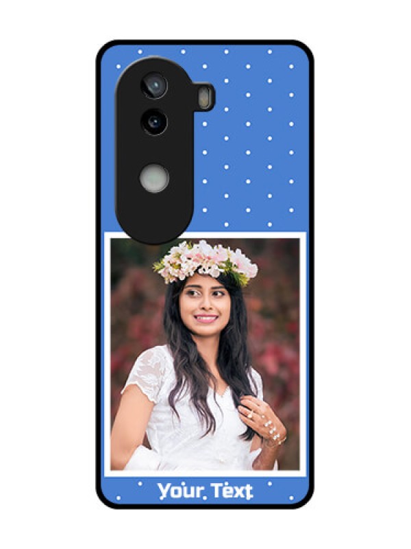 Custom iQOO Z9s 5G Custom Glass Phone CasePolka Dots Design