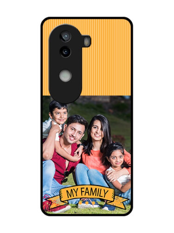 Custom iQOO Z9s 5G Custom Glass Phone CaseMy Family Design
