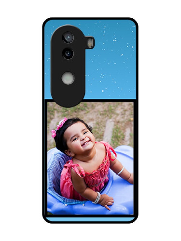 Custom iQOO Z9s 5G Custom Glass Phone CaseWave Pattern Colorful Design