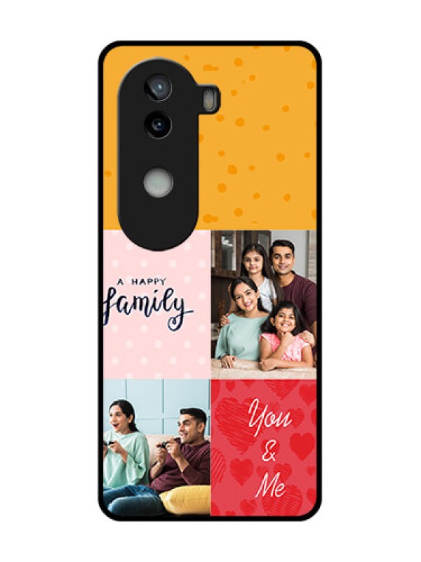 Custom iQOO Z9s 5G Custom Glass Phone CaseImages With Quotes Design