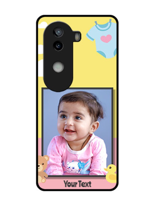Custom iQOO Z9s 5G Custom Glass Phone CaseKids 2 Color Design