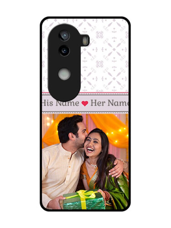 Custom iQOO Z9s 5G Custom Glass Phone CaseWith Photo And Ethnic Design