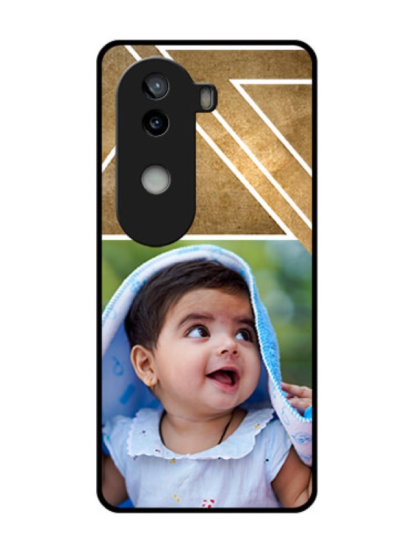 Custom iQOO Z9s 5G Custom Glass Phone CaseGradient Abstract Texture Design