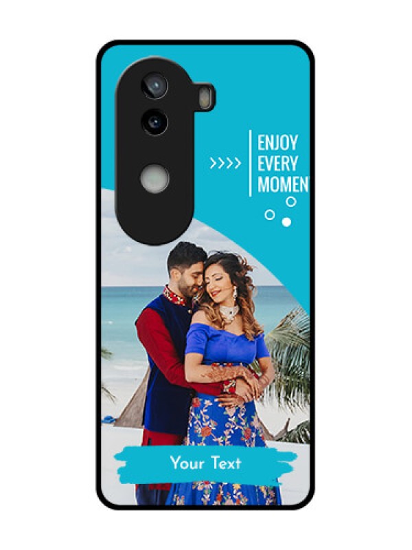 Custom iQOO Z9s 5G Custom Glass Phone CaseHappy Moment Design