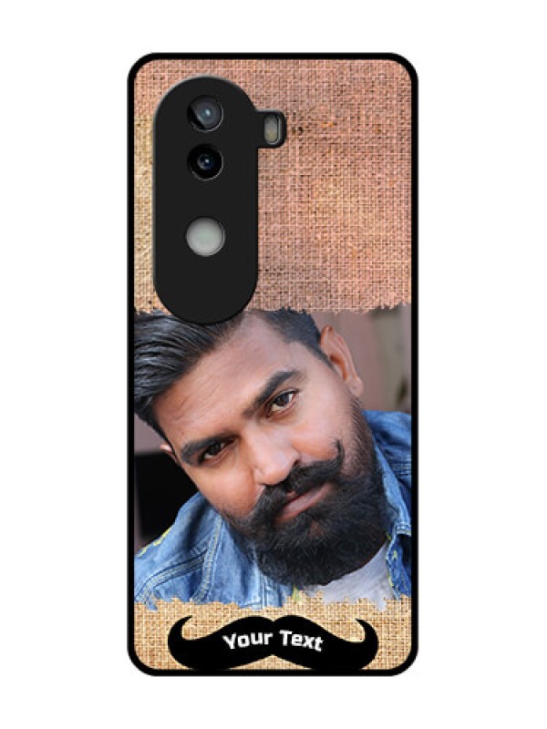 Custom iQOO Z9s 5G Custom Glass Phone CaseWith Texture Design