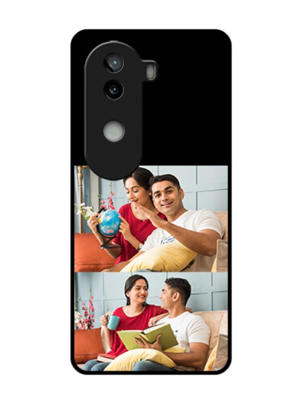 Custom iQOO Z9s 5G Custom Glass Phone Case2 Images Design