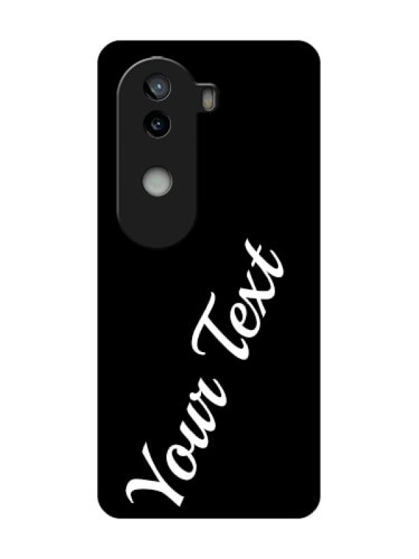 Custom iQOO Z9s 5G Custom Glass Phone CaseWith Your Name Design