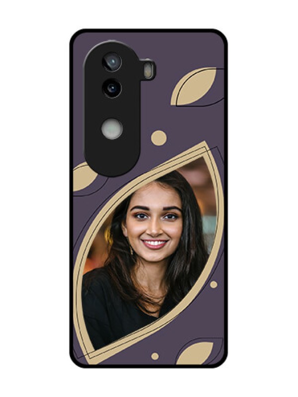 Custom iQOO Z9s 5G Custom Glass Phone CaseFalling Leaf Design