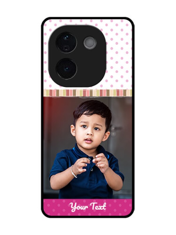 Custom iQOO Z9s Pro 5G Custom Glass Phone CaseCute Girls Cover Design